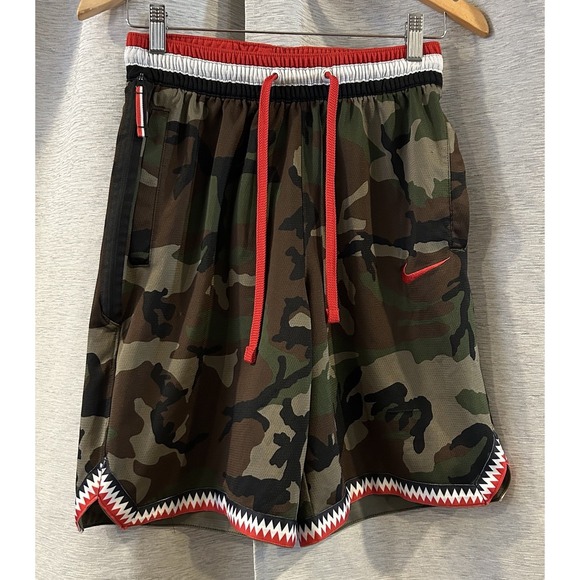 Nike Shorts mens Small Dri-Fit DNA 3.0 Camo Basketball Woodland Camouflage rare - Picture 1 of 7